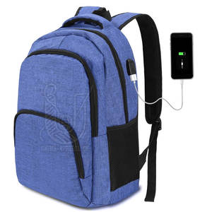 Sac à dos unisexe d'extérieur en stock avec port USB, en polyester imperméable, capacité 56-75L - Couleurs et logos personnalisables - Product Image 1
