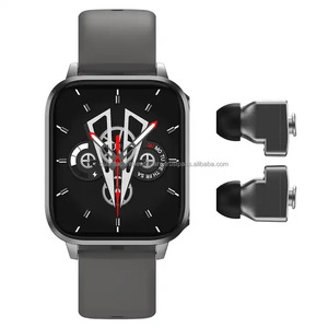 QC T3 écouteurs et T22 2-en-1 Smartwatch sans fil 1.83 pouces écran TFT BLE 5.0 fonction d'appel et de calendrier pour hommes et femmes - Product Image 2