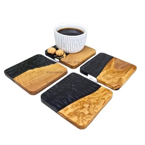 ที่รองแก้วไม้และงานฝีมือที่ดีที่สุดสำหรับเครื่องดื่มที่รองแก้วที่ดีที่สุดเป็นมิตรกับสิ่งแวดล้อม - Product Image 1