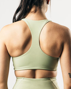 Sujetador Deportivo Sin Costuras con Logotipo Personalizado, Soporte Medio, Elegante, de Secado Rápido, para Gimnasio, Yoga, Fitness, Top Corto, Transpirable, Talla Grande, Reversible - Product Image 5