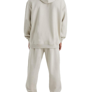 Ensembles de survêtements personnalisés avec logo imprimé en relief, ensembles pour hommes, deux pièces, ensembles de pantalons évasés, sweats à capuche, survêtements, sweats pour hommes - Product Image 4