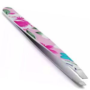 Pinzas para cejas de acero inoxidable para depilación Agarre fácil con punta puntiaguda Servicio OEM ODM personalizado - Product Image 6