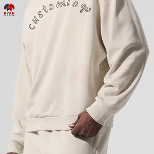 Sweatshirts personnalisés Ryan Pro Gear pour hommes avec logo personnalisé, conception ODM OEM, coupe régulière, vêtements décontractés - Product Image 3