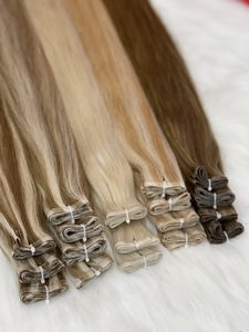 Extensions de cheveux humains vierges vietnamiens en gros, super double drawn, non traités, style ondulé, toutes couleurs, 100g, prêts à être expédiés - Product Image 4