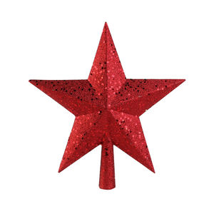 Jewel Flower Tree Topper - Gold Glitter Sparkling Star Flower Topper with <b>Sparkly</b> Gem <b>Christmas</b> Tree <b>Top</b> Ornament - Product Image 3