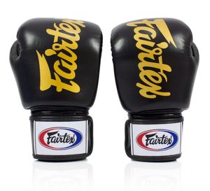 ถุงมือมวยแฟร์เท็กซ์สำหรับฝึกซ้อมมวยไทยนวมนวมหนังแท้ - Product Image 2