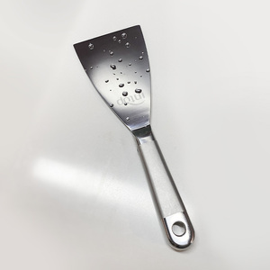 Utensilios de cocina profesionales pala de <span class=keywords><strong>pizza</strong></span> espátula de cocina de acero inoxidable para teppanyaki Grill Pancake Steak BBQ hornear - Product Image 2