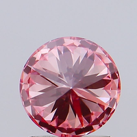 Laboratuvarda Yetiştirilmiş CVD Elmas Karışımı Canlı Pembe Fantazi Renk 1 Karat Brillant Kesim EX Kalite 10/10 Sertlik Etik Taş Nişan Yüzüğü