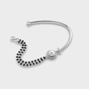 Bracelet Kada Mangal Sutra pour femme de style vintage, diamants cultivés en laboratoire, certifiés IGI, argent sterling 925 - Product Image 4