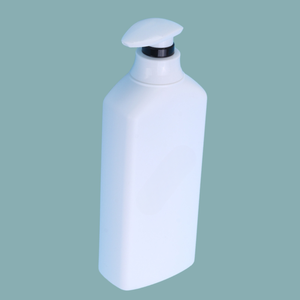 500ml Champú de porcelana blanca Botella de HDPE Botellas cuadradas de plástico HDPE para champú para el cabello Loción Embalaje Artesanía Color opcional - Product Image 5