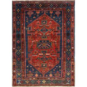 Nuray Large Area Kilim Style Wool <b>Rugs</b> 9x12 Hand Knotted Medallion Pattern for Home Entryway Hallway & Rectangle <b>Space</b>-Paem-1037 - Product Image 1