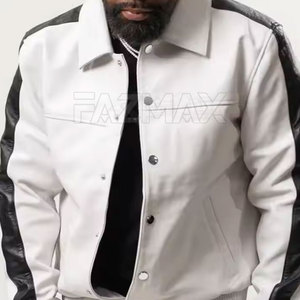 Online Casual Fashion Wear Leather <b>Tracksuit</b> For Men Hot Sale Customized Men Leather <b>Tracksuit</b> For Sale - Product Image 4