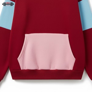 Pull à capuche d'hiver en coton polaire brodé sur mesure pour hommes vente en gros de 300 g/m² - Product Image 5