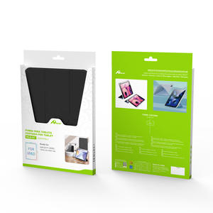 IPAD Pro 11 (2024) Étui de protection noir certifié ROHS en TPU PU et silicone pour la charge et l'utilisation du sommeil - Product Image 1