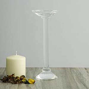 Portavelas de acrílico con portavelas de forma redonda de calidad superior para accesorios de decoración de boda - Product Image 3