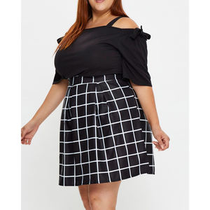 Nouvelles jupes pour femmes grande taille à motifs unis en vente en ligne 2025 Bonne qualité Nouveau style Prix bas Jupes pour femmes Fabriquées au Pakistan - Product Image 4