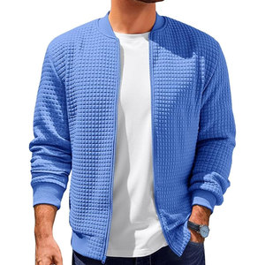 Casual Men's Washed Stand Collar Front Logo <b>Lightweight</b> Softshell Zipper Sportswear Windbreaker Bomber Flight <b>Jacket</b> Vintage - Product Image 4