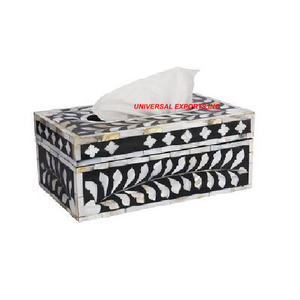 Caja de pañuelos de nácar rectangular, servilletero de diseñador hecho a mano de alta calidad, tamaño personalizado, nueva caja de pañuelos - Product Image 6