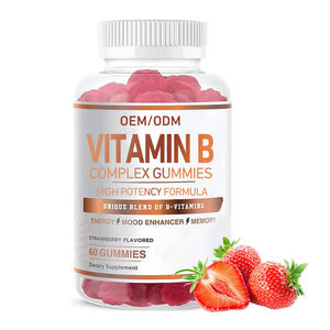 Vegan Adulto Vitamina B Complesso Gummy Candy prodotto di bellezza per adolescenti in polvere compresse forme di dosaggio sicuro per neonati donne in gravidanza - Product Image 1