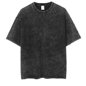 Camiseta Extra Grande de Alta Calidad 100% Algodón para Hombre, Ecológica, Transpirable, Estilo Casual Vintage, Impresión de Logotipo Personalizado al por Mayor - Product Image 3