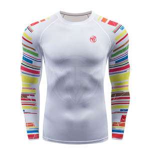 Meilleure vente Rash Guard pour hommes Spandex Polyester Made Men's Workout Rash Guard pour la vente en ligne - Product Image 1