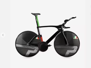 Nueva Bicicleta de Triatlón Pinna Bolides F HR 3D-C 2025, Completa, de Carbono, Aerodinámica, 1x12, con Frenos de Disco - Product Image 3