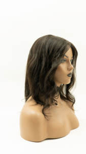 Venta al por mayor ruso rizado Frontal encaje ondulado peluca 100% virgen indio cabello humano doble dibujado personalizado DHL envío - Product Image 3