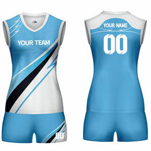 Nouveau design 2024 uniforme de volley-ball avec matériau 100% polyester uniforme de volley-ball longue durée léger confort facile à utiliser - Product Image 4
