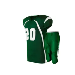 美式足球制服批发数码升华美式足球球衣和集成裤