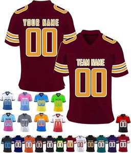 Maillot de football américain sublimé élégant sur mesure hommes et femmes maillot de football de l'équipe pour le sport - Product Image 5