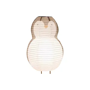 Lustre moderne Origami Pendentif Abat-jour Couverture Pingouin Abat-jour de Plafond Chambre Abat-jour Minimaliste Lampadaire Lanterne