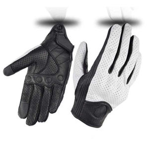 Premium Design Winter Motorbike Gloves Hand <b>Grips</b> Customized Logo Racing Leather Material Unisex Sports Breathable Non-Slip Full - Product Image 3