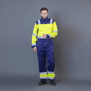 Vente en gros de vêtements de travail de sécurité résistants aux flammes vêtements de travail industriels vêtements de sécurité pour le soudage combinaisons de mécaniciens FR résistantes à l'huile - Product Image 5