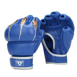 Boxeo MMA Guantes de medio dedo MOQ bajo Más alta calidad Custom Boxing Fighting MMA Guantes Cage Ring Mma Guantes - Product Image 1