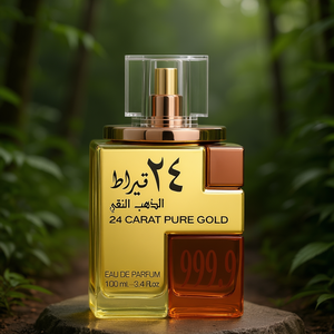 Perfume Unisex Eau de Parfum en Spray de 24 Quilates de Oro Puro, 100 ml, Aroma Amaderado de Larga Duración - Product Image 3