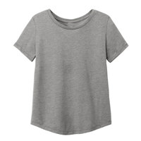 T-shirt blanc pour femmes coupe décontractée Tri Blend T-shirts super doux à encolure dégagée pour femmes XS-2XL NOUVEAU