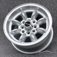 Velg Mobil Fonyee Terlaris Universal 4 Lubang 4X100 114.3mm PCD 60.1mm CB 7mm ET Baru Berkualitas Tinggi 13 Inci Bahan Aluminium Alloy