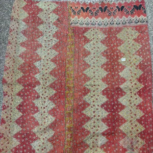 Réversible 100% coton fait à la main Kantha cousu à la main durable Kantha traditionnel Vintage fabriqué à la main Boho Chic Kantha - Product Image 1