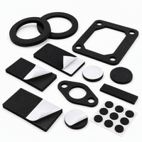 Pièces d'étanchéité OEM en mousse EPDM découpée sur mesure, à cellules fermées, résistantes aux intempéries pour l'étanchéité automobile, de construction et de CVC