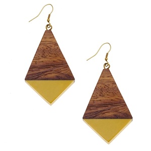Wholesale Handmade Wooden <b>Earrings</b> Fashion for Women - Product Image 6