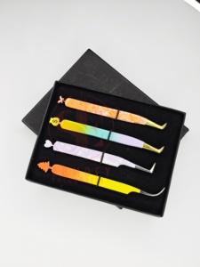 Nouveauté : Pince à épiler professionnelle en acier inoxydable pour extensions de cils faites à la main, qualité supérieure - Product Image 5