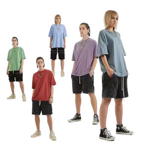 Camiseta de Alta Calidad, Talla Grande, para Hombre, 230 g/m², Algodón, Talla Grande, Lisa, Corte Regular, Hilos Finos, Transpirable, Manga Corta - Product Image 2