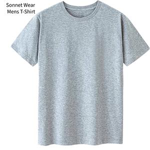 T-shirt en coton pour homme/femme, manches courtes, col rond, hauts d'été, coupe ample, unisexe, basique - Product Image 4