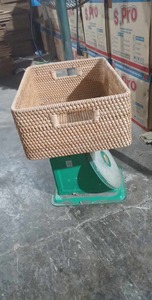 PANIER ROND EN ROTIN DE HAUTE QUALITÉ BOLS DÉCOR TISSÉ À LA MAIN PANIERS DE SERVICE STOCKAGE EN OSIER POUR MAISON DE BLEU LOTUS VIETNAM - Product Image 5