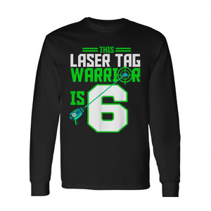 Camiseta de Manga Larga con Diseño de Guerreiro para Fiesta de Cumpleaños de Videojuegos, Promocional para Laser Tag - Product Image 2