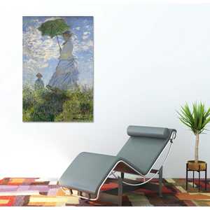Affiche Madame Monet et son fils, femme avec un parasol, impression d'art - Product Image 2