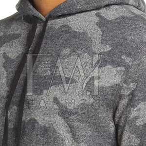 Men's 100% Cotton Drop-Shoulder Hoodie Breathable Solid Pattern Plain Dyed Fleece Fabric Customizable <b>Winter</b> <b>Coat</b> <b>Hooded</b> Collar - Product Image 4