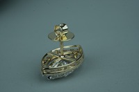 Pendientes de Diamante Swaroop de Lujo, Corte Marquesa, Cultivados en Laboratorio, Certificados por IGI, Chapados en Oro Blanco/Rosa de 18KT/14KT, Opción Moderna para Bodas