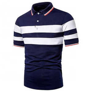 Polos de algodón de alta calidad con logotipo personalizado, camiseta de gran tamaño, jersey de manga corta, polos en blanco de Color sólido para hombres - Product Image 5