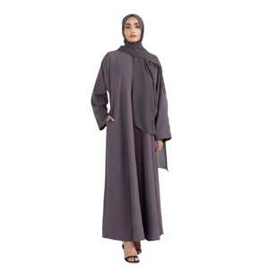 Abaya jilab nikab abaya ชุดมุสลิม, ผ้าไหมผ้าไหมสำหรับผู้หญิง - Product Image 1